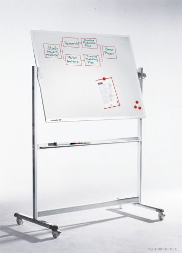 Tablă albă mobilă, rotativă Legamaster PROFESSIONAL (whiteboard) (mai multe dimensiuni)