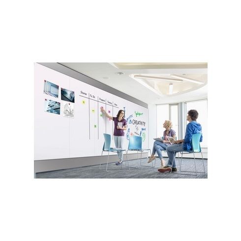 WALL-UP tablă albă de dimensiuni mari 119,5X200 cm (orizontală)