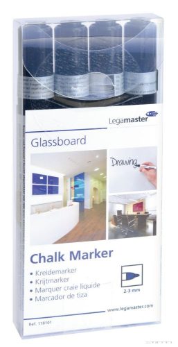 Marker Legamaster pentru table din sticlă (4 buc/set, în mai multe culori)