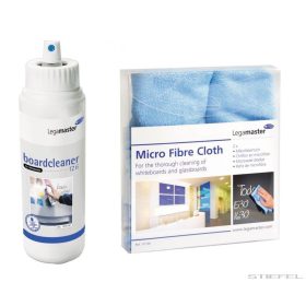 Lichid de curățat și șervețel din microfibră