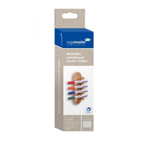 Suport din lemn de markere pentru tablă albă (magnetic)