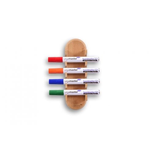 Suport din lemn de markere pentru tablă de sticlă (magnetic)
