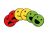 Emoticoni magnetici (smiley), selecție, 50 mm, 6 buc.