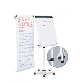 Flipchart Legamaster Whitetec, rulant, magnetic