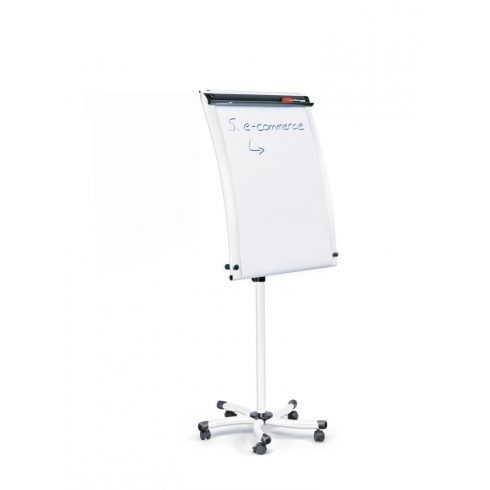Flipchart Legamaster Whitetec, rulant, magnetic