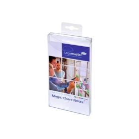 Notițe autoadezive Magic-Chart albe, 10x20 cm, 100 buc