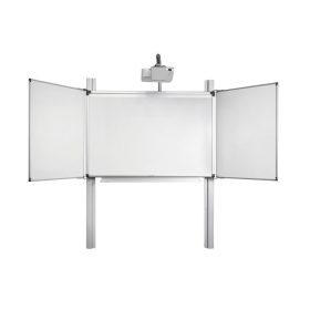   Suport mobil cu piloni, înălțime reglabilă ​​pentru tablă interactivă Legamaster E-Board Touch