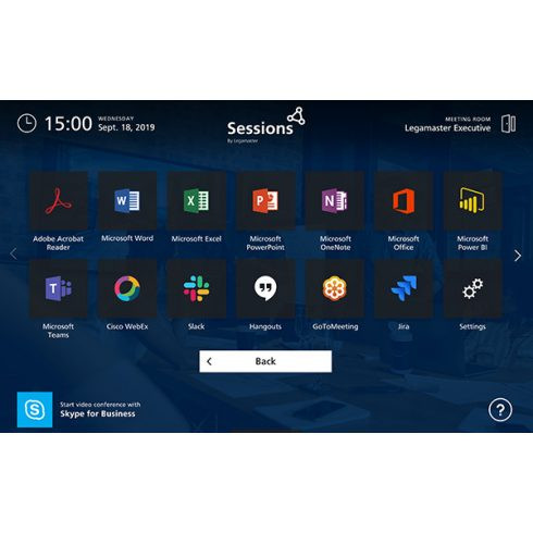 Licență software Legamaster Sessions - Licență completă perpetuă (cu 3 ani de suport software)