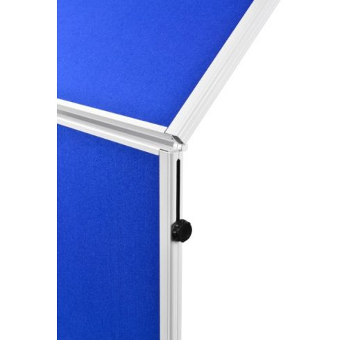 Tablă pentru workshop Legamaster ECONOMY MOBIL, pliabilă, albastră