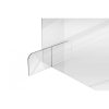 Panou alb separator de masă BASIC, 70x85 cm, transparent (4 mm)