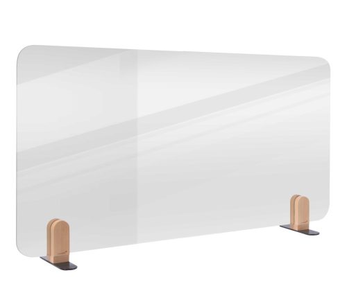 ELEMENTS separator transparent de birou 60x120 cm