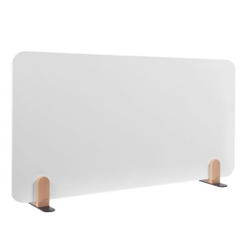 ELEMENTS tablă albă separatoare de birou 60x120 cm