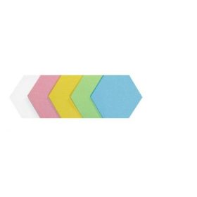   Carduri hexagonale de moderare, 5 culori, 500 buc., în mai multe culori