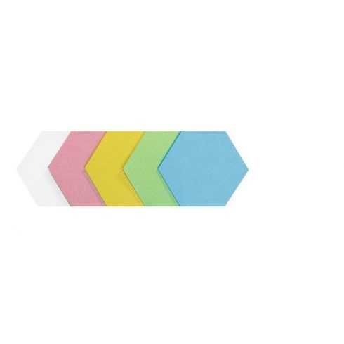 Carduri hexagonale de moderare, 5 culori, 500 buc., în mai multe culori