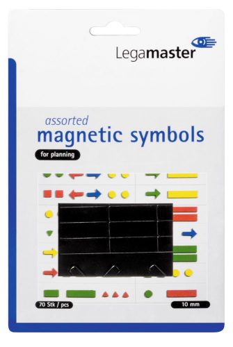 Simboluri magnetice pentru tablă 10 mm (mai multe culori)