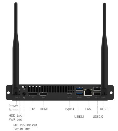 Legamaster OPS CL-i7 PC încorporabil pentru Legamaster PANORAMA cu sistem de operare Windows 10